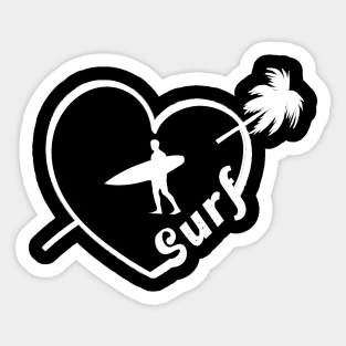 Love Surf Sticker